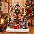 Cenário De Natal - Roda Gigante com Som , Luz e Movimento - 17,5x15,5x23cm - RZO02315 - 1 unidade - Rizzo - Imagem 1