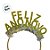 Tiara Feliz Ano Novo - Dourado - 1 unidade - Artlille  - Rizzo - Imagem 2