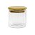 Pote de Vidro Hermético com Tampa de Bambu - 8x8cm - 300ml - 48 unidades - Rizzo - Imagem 3