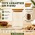Pote de Vidro Hermético com Tampa de Bambu - 6,5x10cm - 325ml - 1 unidade - Rizzo - Imagem 2