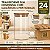 Pote de Vidro Hermético com Tampa de Bambu - 10x15cm - 1000ml - 24 unidades - Rizzo - Imagem 7