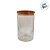 Pote de Vidro Hermético com Tampa de Bambu - 10x15cm - 1000ml - 1 unidade - Rizzo - Imagem 3