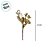 Galho Decorativo de Natal - Berry - Ouro - 21cm - 1 unidade - Cromus - Rizzo - Imagem 2