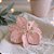 Poinsétia Decorativa - Rosa/Dourado e Glitter - 23cm - 1 unidade - Cromus - Rizzo - Imagem 1