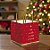 Sacola Para Panetone - Desejos Vermelho e Ouro - 33x28x17cm - 1 unidade - Cromus - Rizzo - Imagem 1