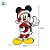 Painel Decorativo - Natal Mickey Mouse Glitter - 35x53cm - 1 unidade - Disney Original - Rizzo - Imagem 3