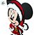 Painel Decorativo - Natal Minnie Mouse Glitter - 35x53cm - 1 unidade - Disney Original - Rizzo - Imagem 2