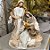 Enfeite de Natal em Resina - Sagrada Família - 32x25x15cm - 1 unidade - Cromus - Rizzo - Imagem 1