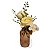 Mini Vaso Decorativo - Marrom - 10,5x4,8cm - 1 unidade - Cromus - Rizzo - Imagem 1