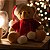 Enfeite Decorativo de Natal - Urso Papai Noel -  25x24,5x16cm - 1 unidade - Cromus - Rizzo - Imagem 1