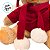 Enfeite Decorativo de Natal - Urso Papai Noel -  25x24,5x16cm - 1 unidade - Cromus - Rizzo - Imagem 4