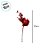 Galho Decorativo de Natal - Vermelho - 25cm - 1 unidade - Cromus - Rizzo - Imagem 2