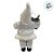 Papai Noel Decorativo em Pé com Saco e Presente Embrulhado - Branco - 20cm - 1 unidade - Rizzo - Imagem 5