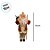 Papai Noel Decorativo em Pé com Saco e Mastro - Vermelho Xadrez - 45cm - 1 unidade - Rizzo - Imagem 2