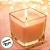 Pote de Vidro Âmbar Quadrado para Vela - 6x6cm - 125ml - 96 unidades - Rizzo Import - Imagem 4