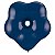 Balão de Festa Látex Blossom - Dark Blue - 6" 15cm - 50 unidades - Qualatex - Rizzo - Imagem 1
