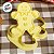 Kit Cortador Carimbo Biscoito Ginger - 10cm - 1 unidade - BlueStar - Rizzo - Imagem 4