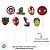 Pick Decorativo para Doces - Vingadores - Sortido - 8 unidades - Disney Original - Rizzo - Imagem 4
