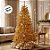 Árvore De Natal Firenze Ouro - 210cm - 1 unidade - Cromus - Rizzo - Imagem 4