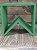 Suporte para Doces em Madeira Bandeirinha Rústico Verde - 20cm x 20cm - Rizzo Embalagens - Imagem 1