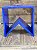 Suporte para Doces em Madeira Bandeirinha Rústico Azul Royal - 20cm x 20cm - Rizzo Embalagens - Imagem 1