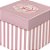 Caixa Cubo Para Presente - Camélia - 10 unidades - Cromus - Rizzo - Imagem 2