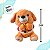 Pelúcia de Natal com Som e Movimento - Cachorro com Saxofone - 29cm - 1 unidade - Rizzo - Imagem 2