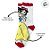 Meia Infantil Cano Médio - Branca de Neve - Vermelho - 27/31 - 1 unidade - Disney Original - Rizzo - Imagem 2