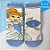 Meia Infantil Antiderrapante - Cinderela - Azul - 0 a 12 Meses - 1 unidade - Disney Original - Rizzo - Imagem 1