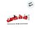 Enfeite Decorativo de Natal em Madeira - Trenzinho Vermelho - 19x4cm - 1 unidade - Rizzo - Imagem 3