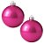 Bolas De Natal - Perolada Pink - 12cm - 2 unidades - Rizzo - Imagem 1