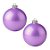 Bolas De Natal - Perolada Lilás - 12cm - 2 unidades - Rizzo - Imagem 1