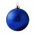 Bolas De Natal - Glitter Azul Escuro - 15cm - 1 unidade - Rizzo - Imagem 1