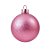 Bolas De Natal - Glitter Rosa - 15cm - 1 unidade - Rizzo - Imagem 1