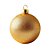 Bolas De Natal - Glitter Dourado - 15cm - 1 unidade - Rizzo - Imagem 1