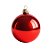 Bolas De Natal - Lisa Vermelha - 15cm - 1 unidade - Rizzo - Imagem 1