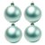 Bolas De Natal - Fosca Tiffany - 4 unidades - Rizzo - Imagem 1