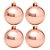 Bolas De Natal - Perolada Rose - 4 unidades - Rizzo - Imagem 1