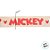 Fita Decorativa Aramada - Mickey Mouse - Vermelho e Bege - 10x457cm - 1 unidade - Disney Original - Rizzo - Imagem 3