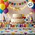 Decoração de Mesa - Feliz Aniversário - 62cm - 1 unidade - Regina - Rizzo - Imagem 3