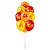 Balão de Festa Decorado 9" 23cm Redondo - Festa Bombeiros - 25 unidades - Regina - Rizzo - Imagem 1