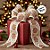 Fita Aramada Decorada de Natal - Vila de Casinhas GingerBread - 6,3cm x 2,74m  - 1 unidade - Rizzo - Imagem 3