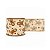 Fita Aramada Decorada de Natal - GingerBread - 6,3cm x 2,74m - 1 unidade - Rizzo - Imagem 3