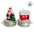 Velas Decorativa de Natal - Dupla Natalina Papai Noel e Casinha - 6x5cm - 1 unidade - Rizzo - Imagem 2