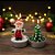 Velas Decorativa de Natal - Dupla Natalina Papai Noel e Pinheiro - 6x5cm - 1 unidade - Rizzo - Imagem 1
