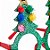 Óculos Decorativo de Natal - Árvore Decorada - 12x14x14,5cm - 1 unidade - Cromus - Rizzo - Imagem 3