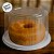 Embalagem Descartável Tampa Alta Lisa Para Bolos e Tortas - Transparente - Ref.B32AL - 1kg - 100 unidades - BWB - Imagem 2