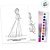 Kit Para Colorir Livro e Aquarela - Frozen - 1 unidade - Disney Original - Rizzo - Imagem 2