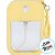 Frasco Spray Portátil Macaron Cartão com Capa de Silicone e Gancho - 50ml - Amarelo - 1 unidade - Rizzo - Imagem 3