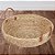 Cesta Decorativa Paracanas em Seagrass com Alça Clara - 34x34x10cm - 1 unidade - Rizzo - Imagem 1
